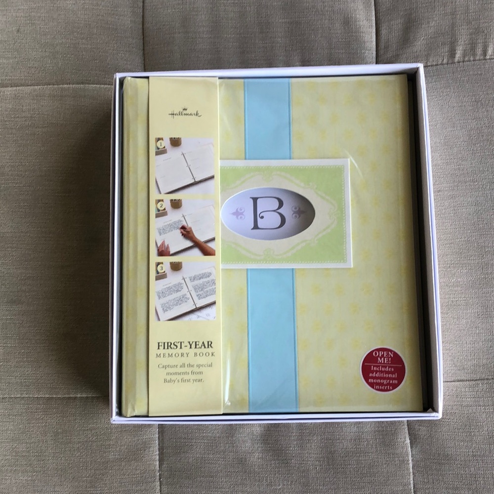 Hallmark baby first year memory book